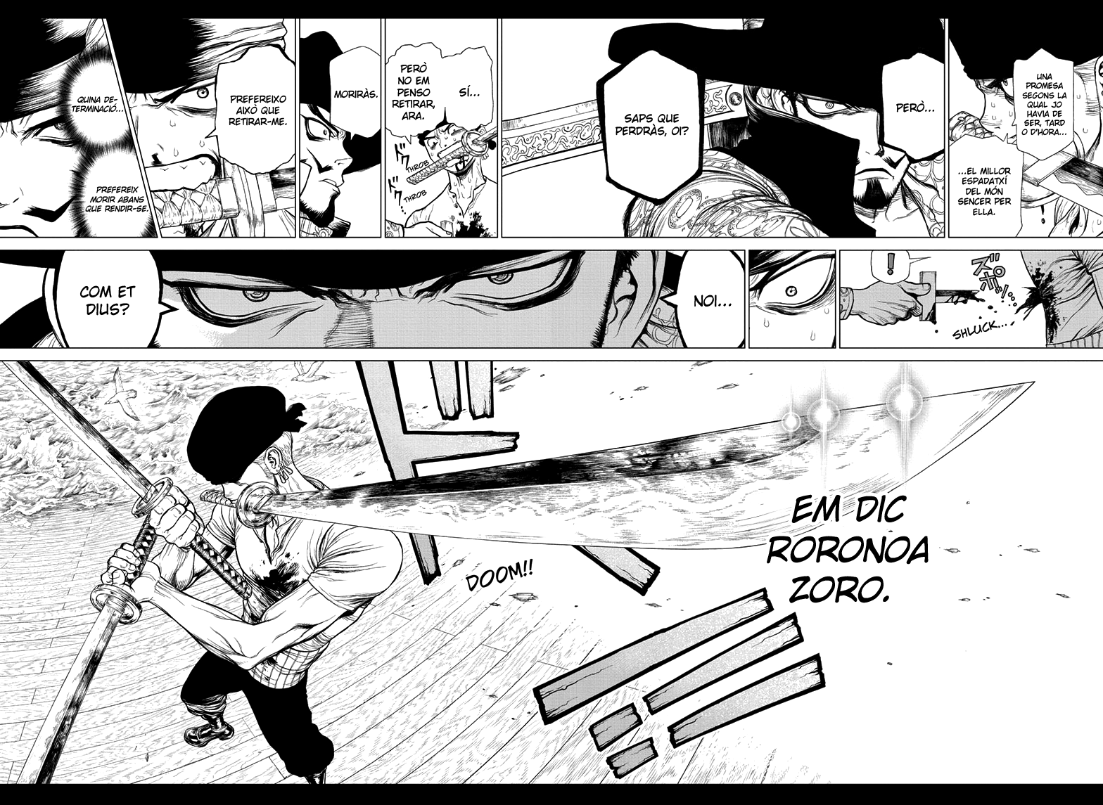 Read En Roronoa Zoro cau al mar CAT Manga Online