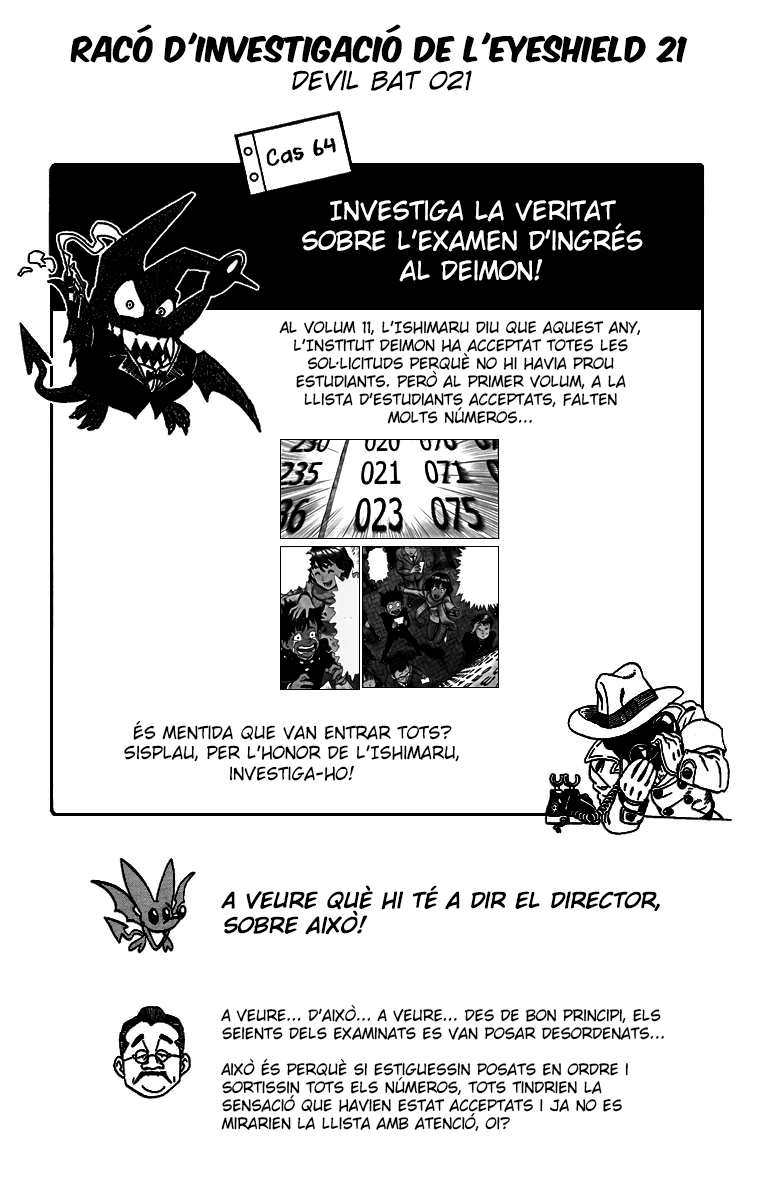 Read Eyeshield 21 CAT Manga Online