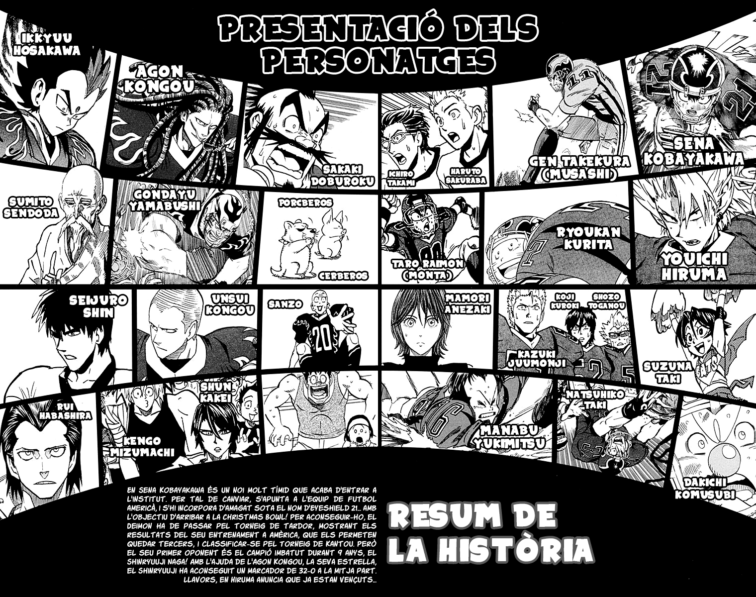 Read Eyeshield 21 CAT Manga Online