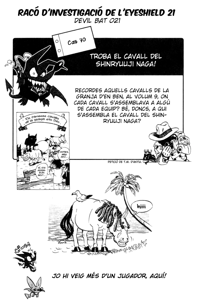 Read Eyeshield 21 CAT Manga Online