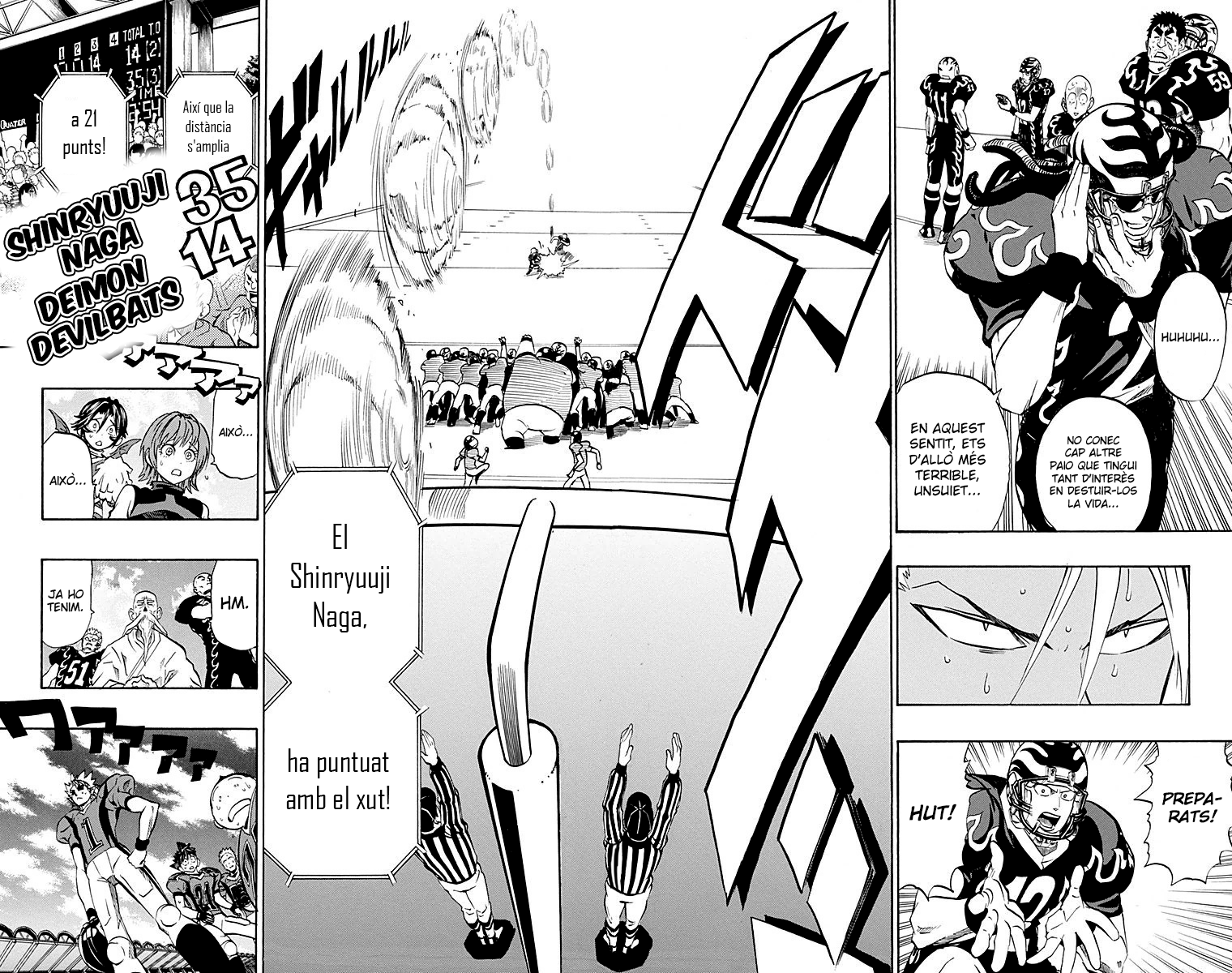 Read Eyeshield 21 CAT Manga Online