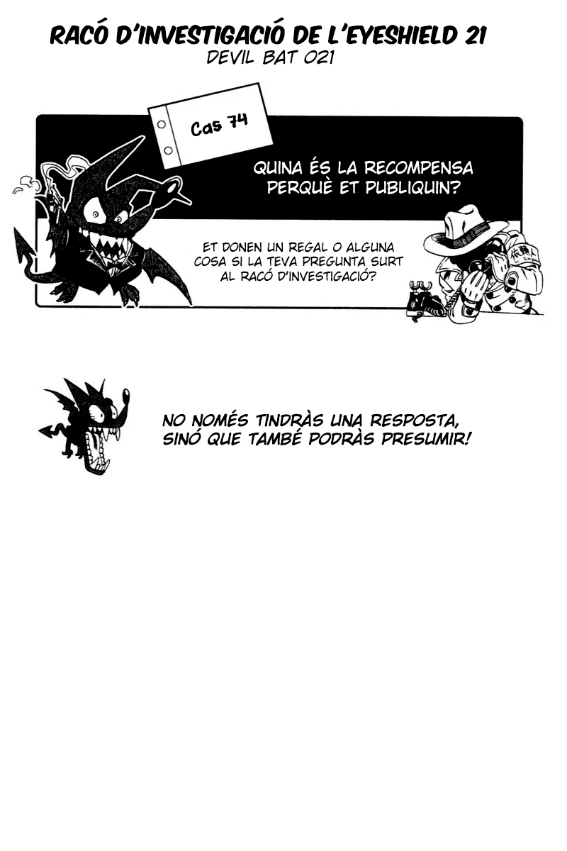 Read Eyeshield 21 CAT Manga Online