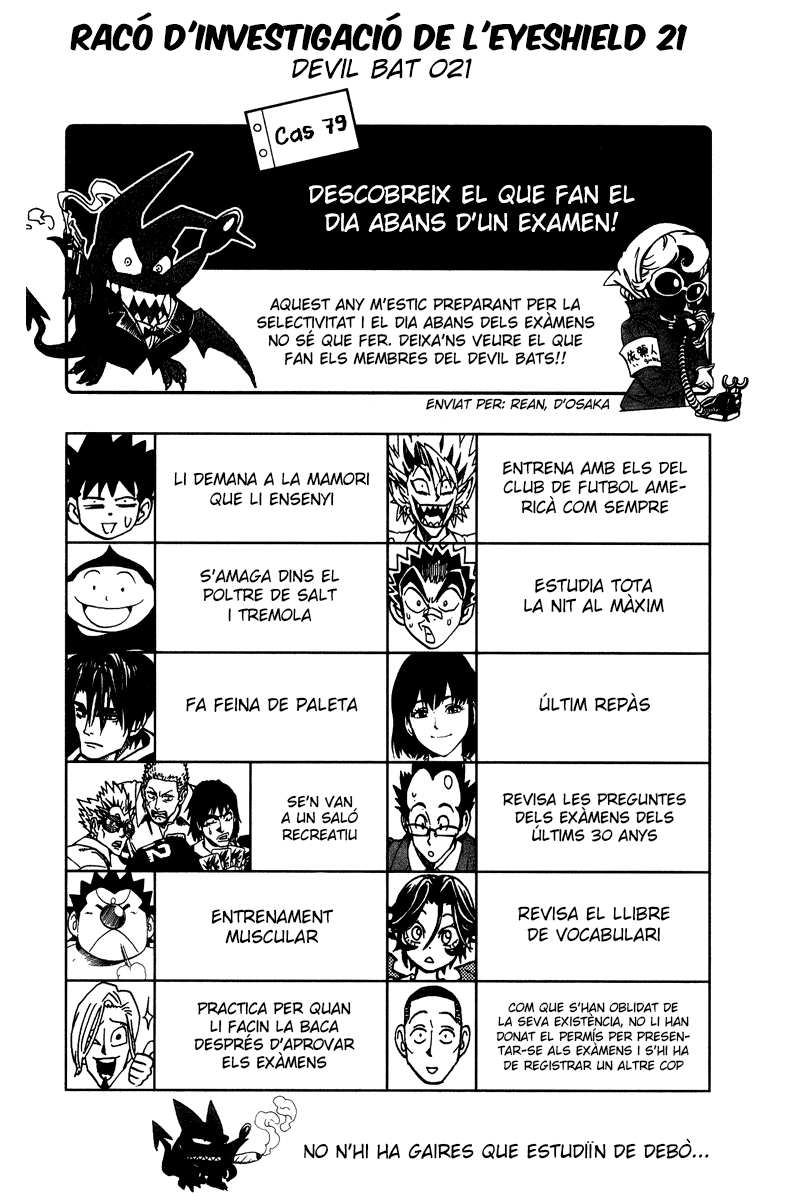 Read Eyeshield 21 CAT Manga Online