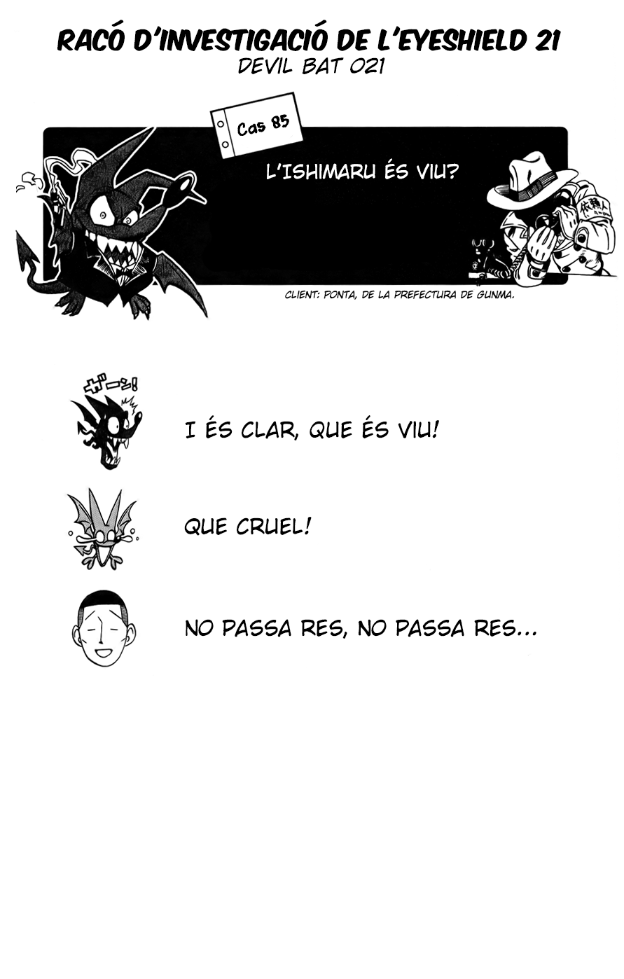 Read Eyeshield 21 CAT Manga Online