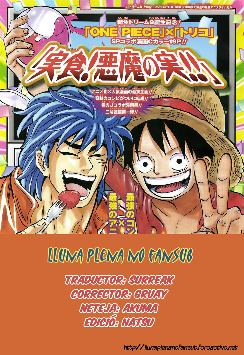 Read One Piece x Toriko CAT Manga Online