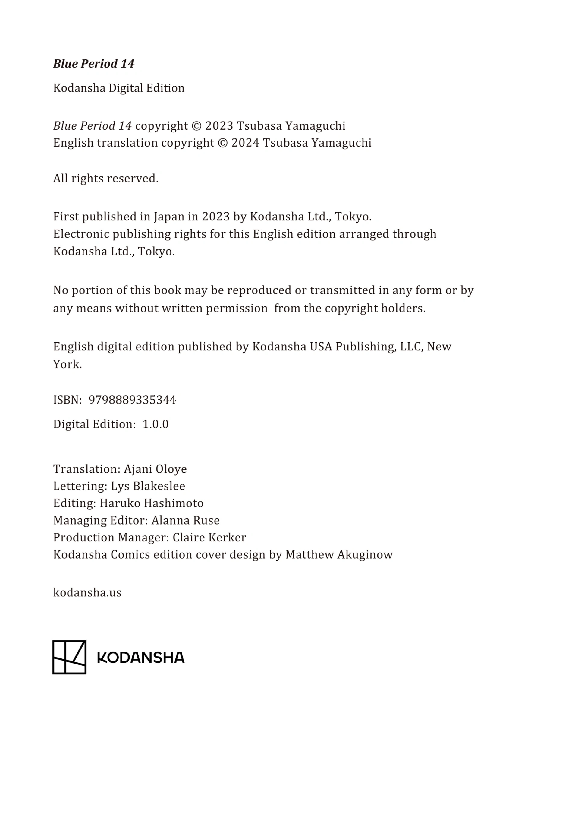 Read Blue Period Manga Online