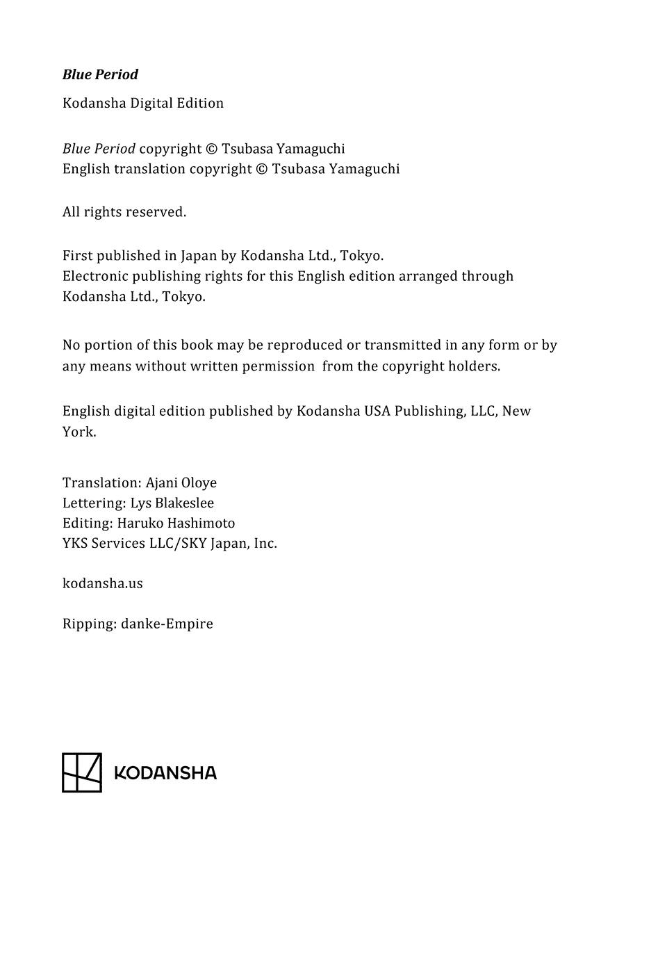 Read Blue Period Manga Online