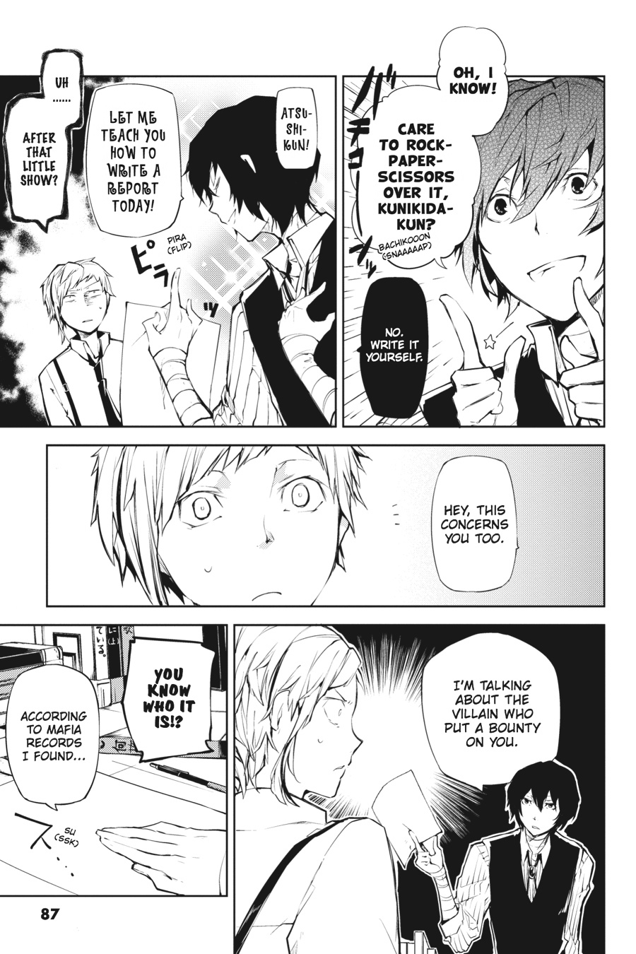 Read Bungo Stray Dogs Manga Online