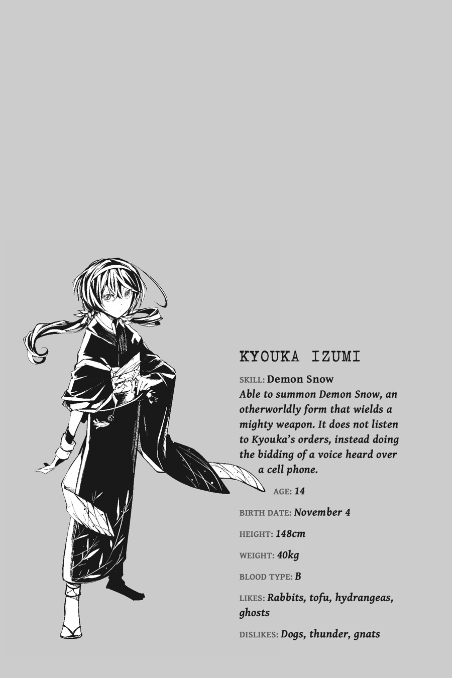 Read Bungo Stray Dogs Manga Online