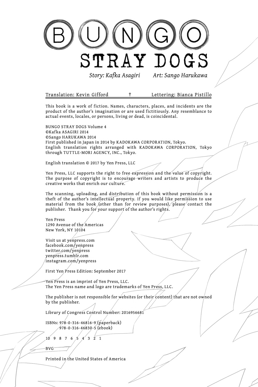 Read Bungo Stray Dogs Manga Online