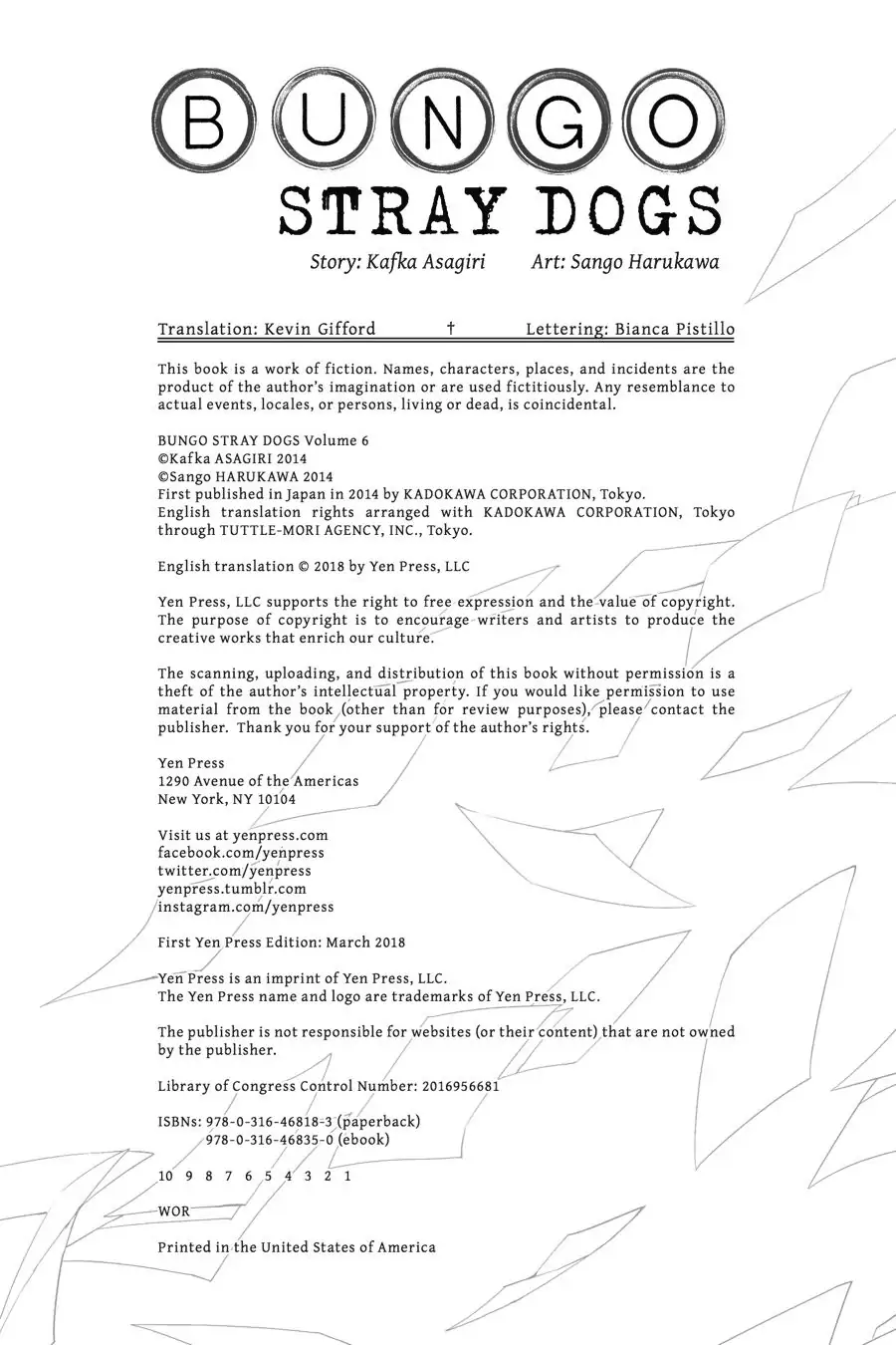 Read Bungo Stray Dogs Manga Online