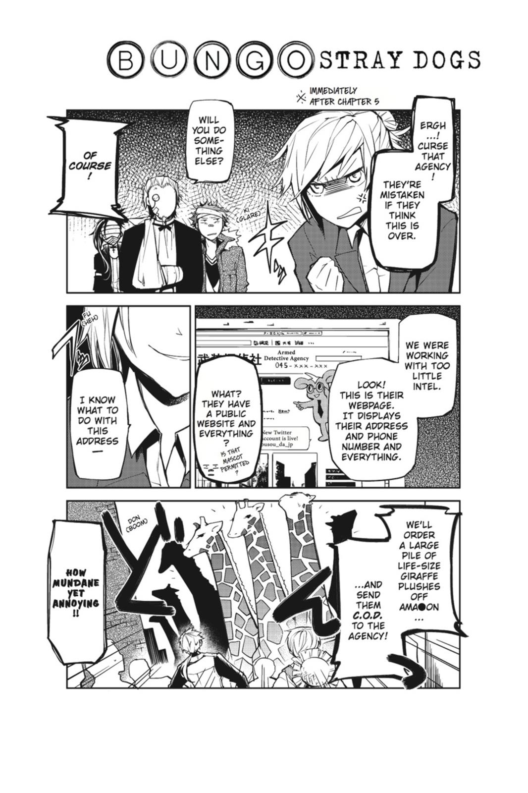 Read Bungo Stray Dogs Manga Online