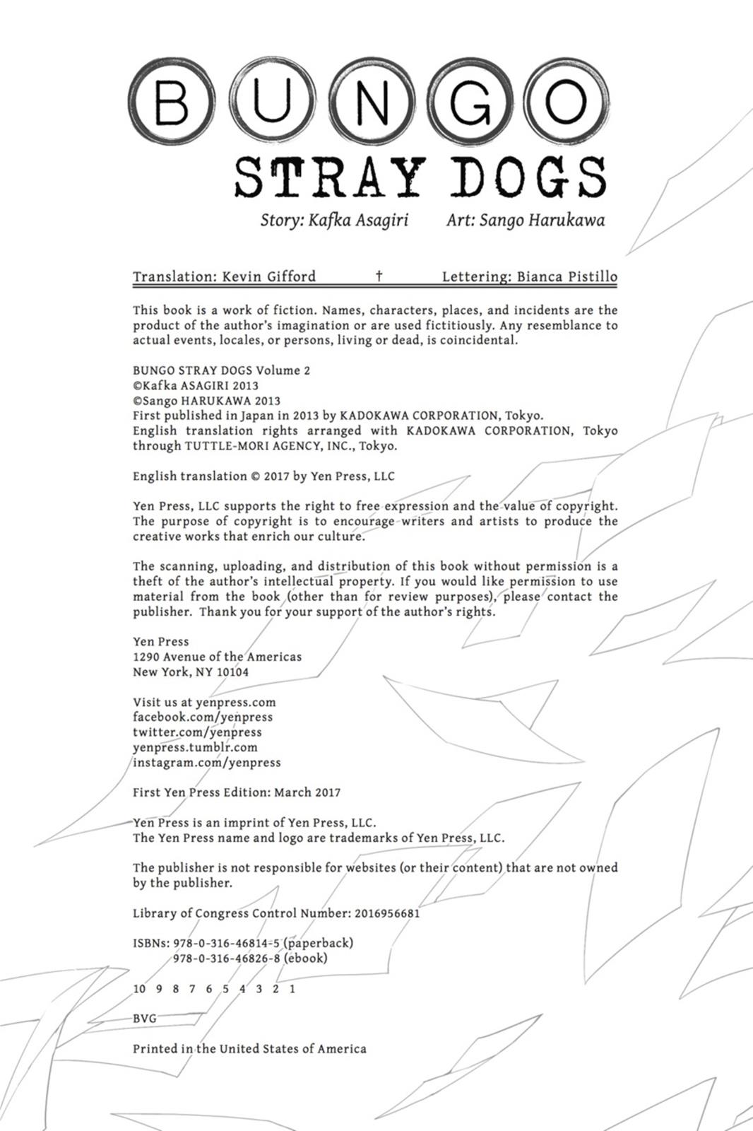 Read Bungo Stray Dogs Manga Online