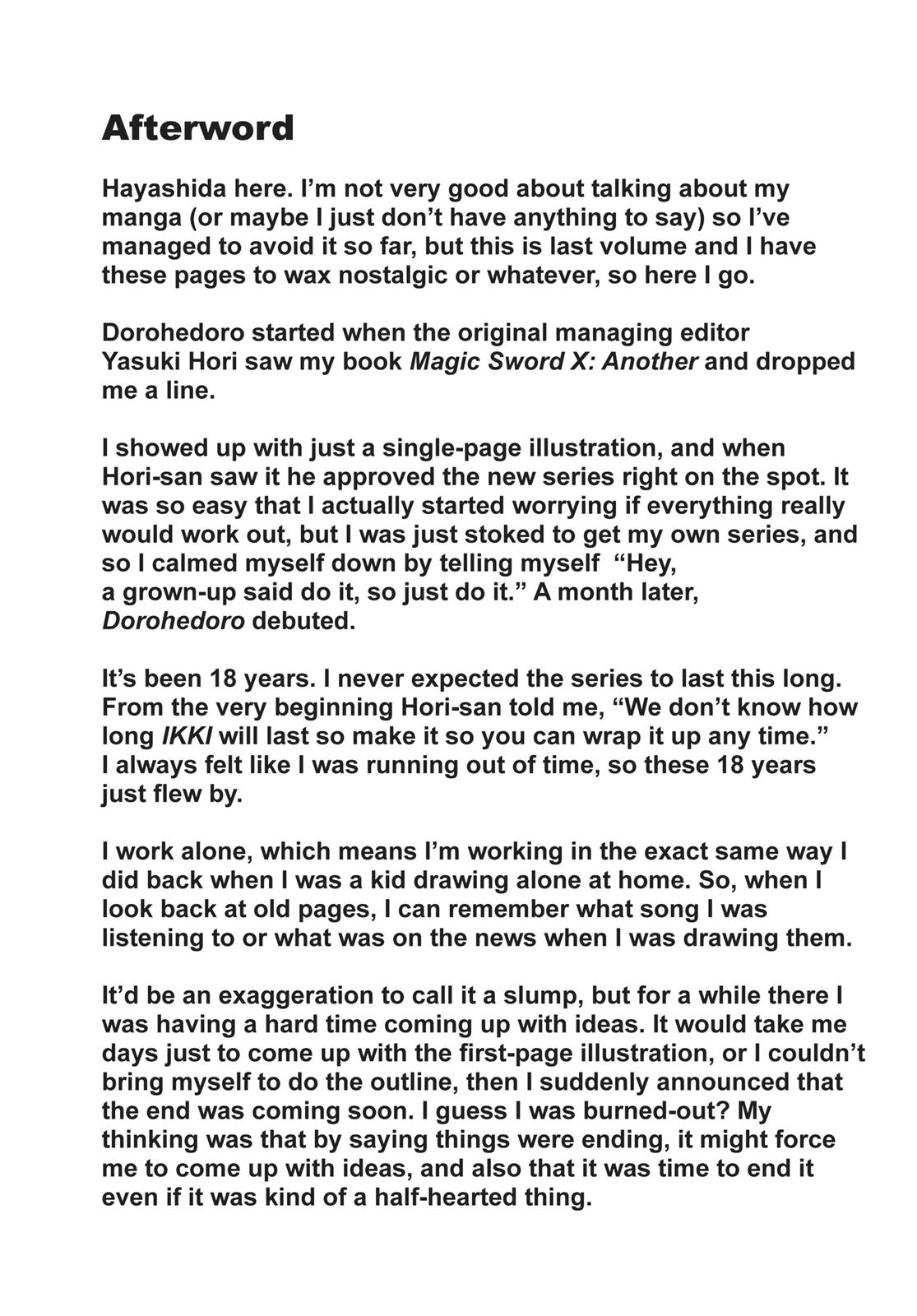 Read Dorohedoro Manga Online