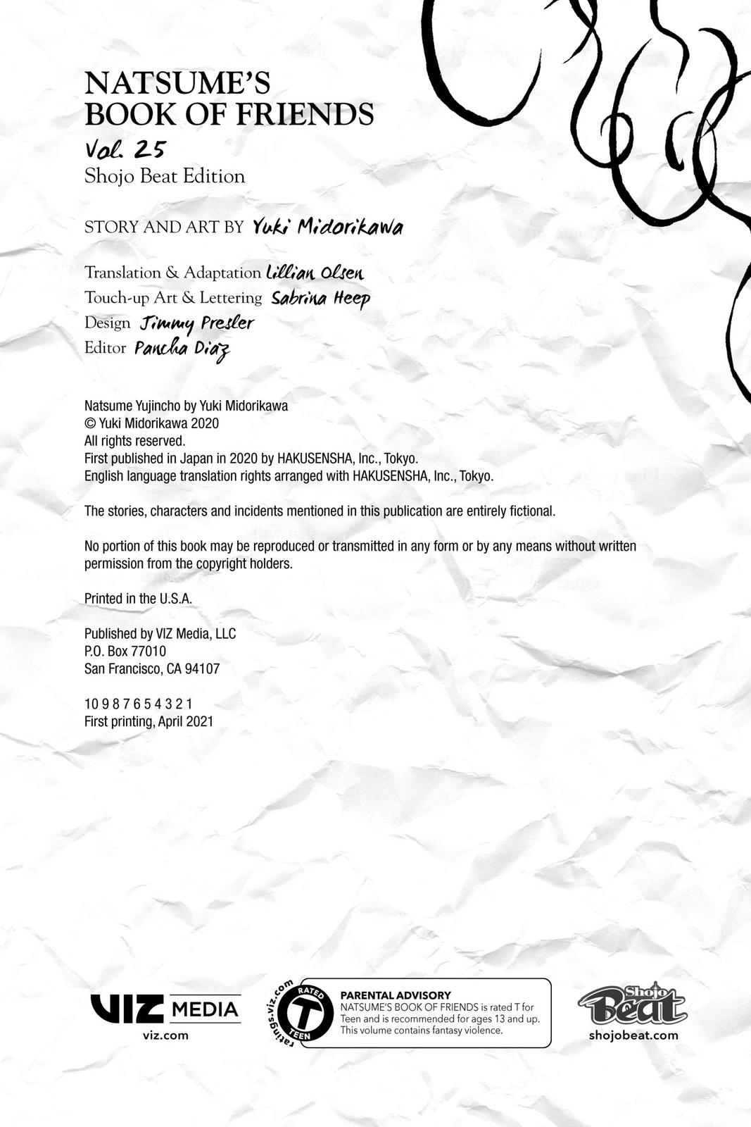 Read Natsume's Book of Friends Manga Online