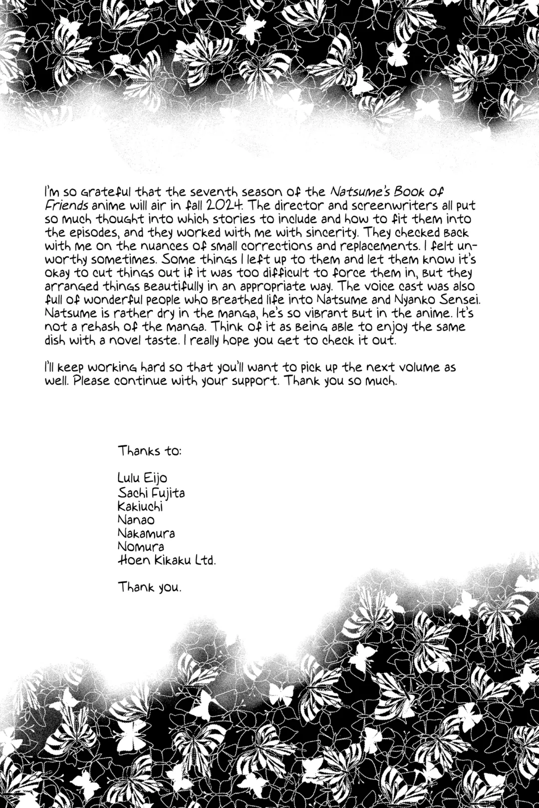 Read Natsume's Book of Friends Manga Online