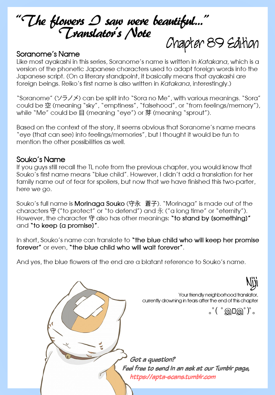 Read Natsume's Book of Friends Manga Online