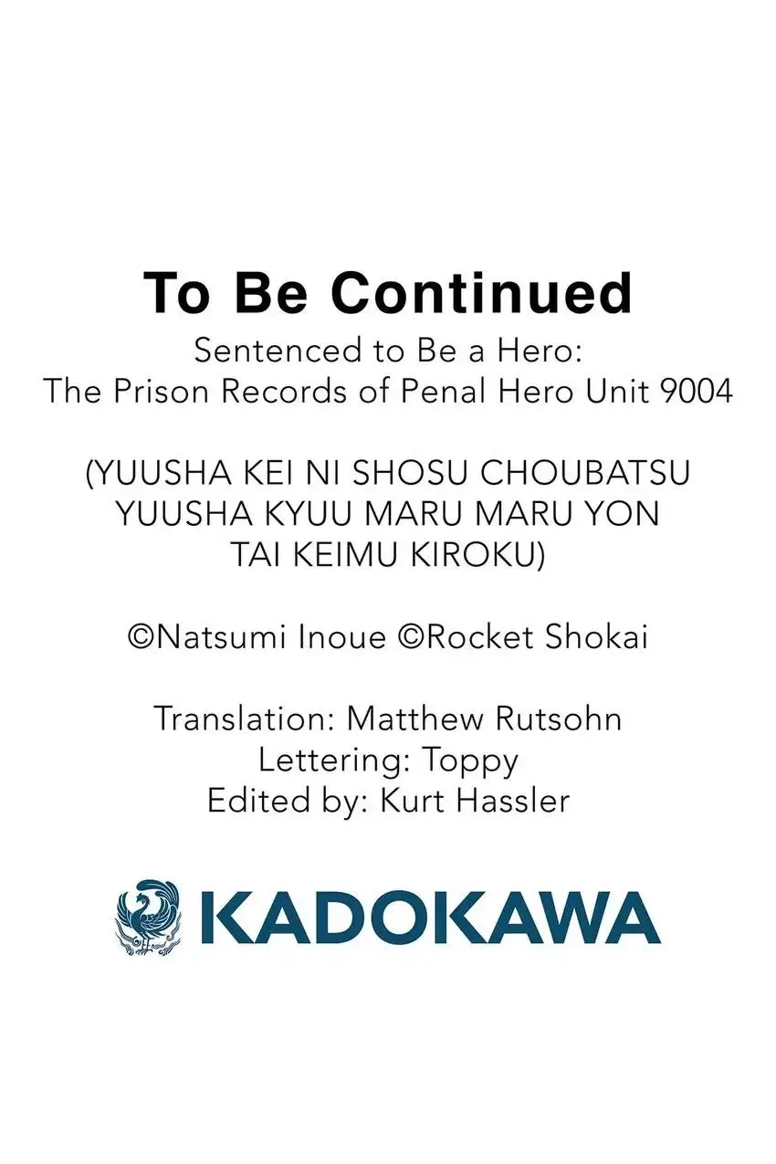 Read Sentenced to Be a Hero The Prison Records of Penal Hero Unit 9004 Manga Online