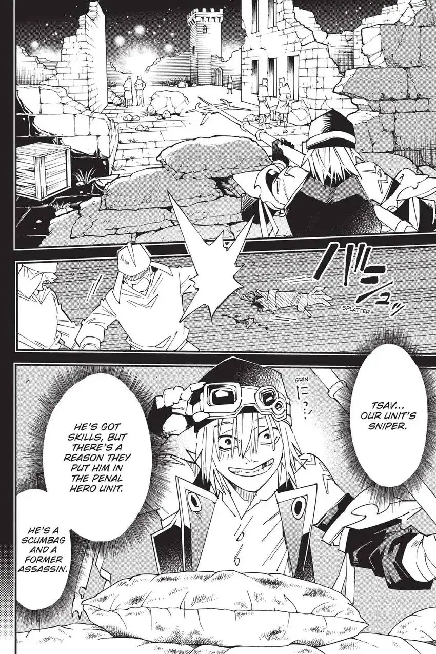 Read Sentenced to Be a Hero The Prison Records of Penal Hero Unit 9004 Manga Online