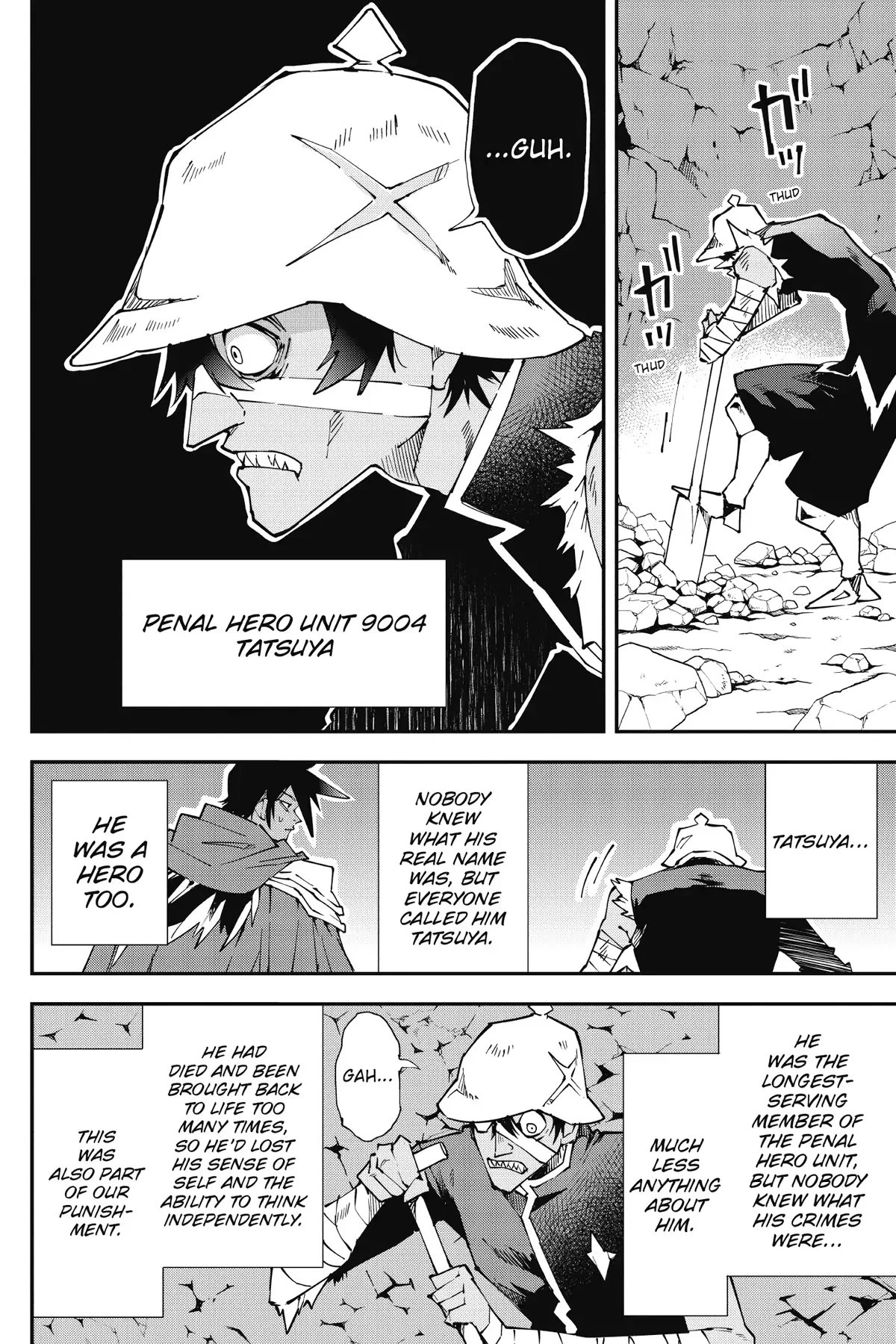 Read Sentenced to Be a Hero The Prison Records of Penal Hero Unit 9004 Manga Online