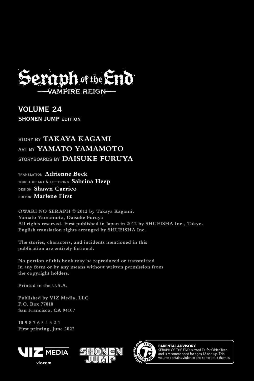 Read Seraph of the End Vampire Reign Manga Online