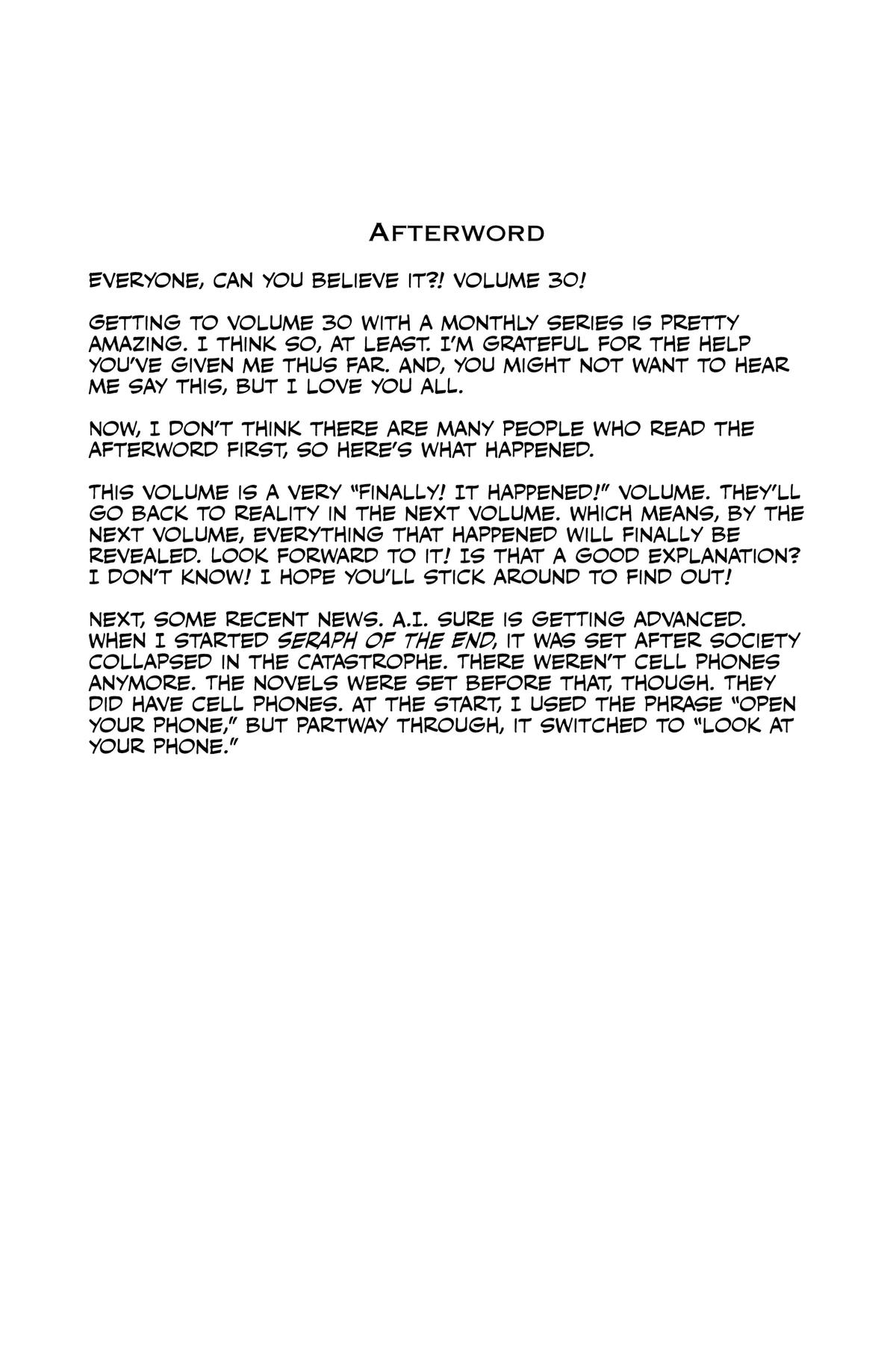 Read Seraph of the End Vampire Reign Manga Online