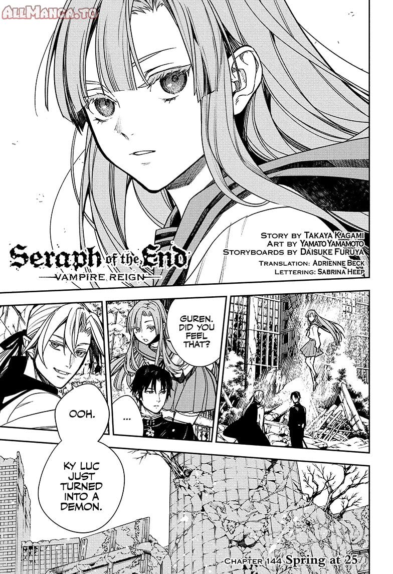 Read Seraph of the End Vampire Reign Manga Online