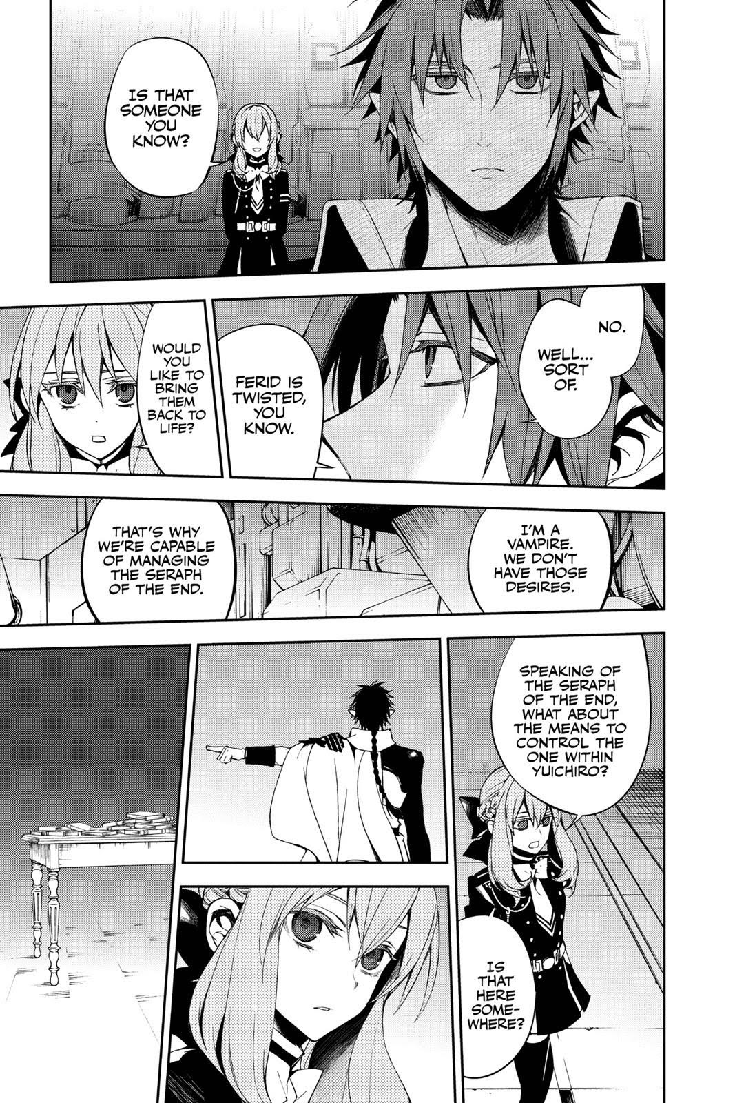 Read Seraph of the End Vampire Reign Manga Online