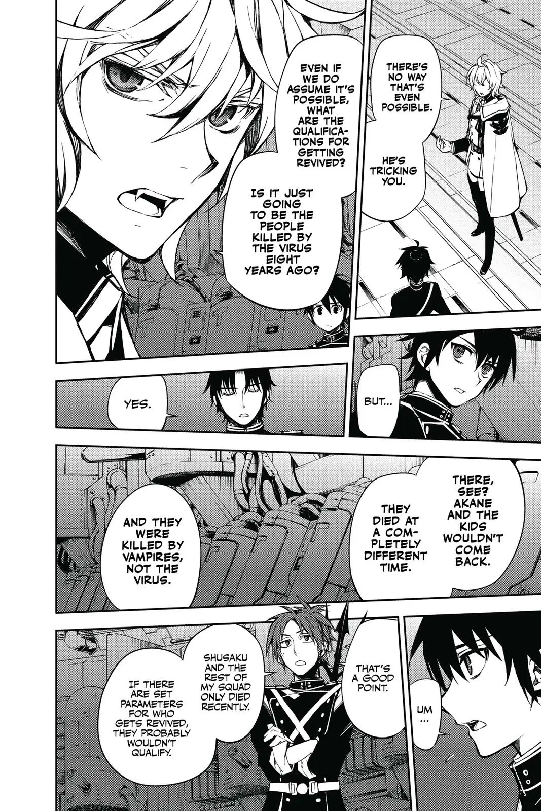 Read Seraph of the End Vampire Reign Manga Online