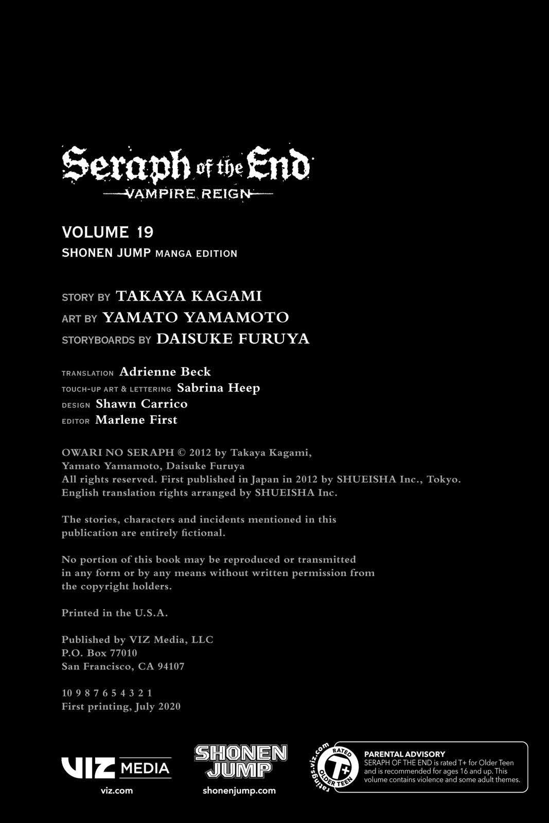 Read Seraph of the End Vampire Reign Manga Online