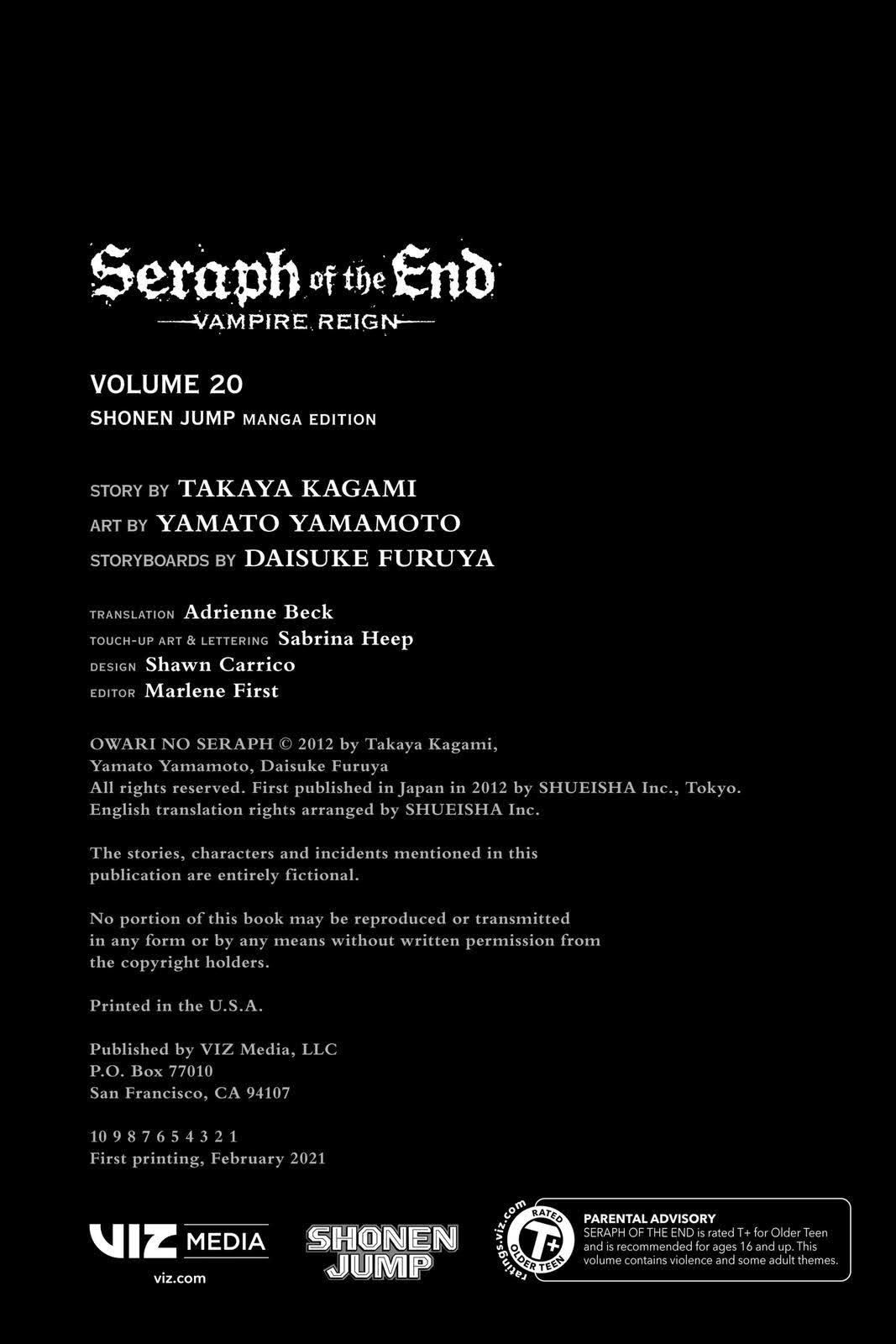 Read Seraph of the End Vampire Reign Manga Online