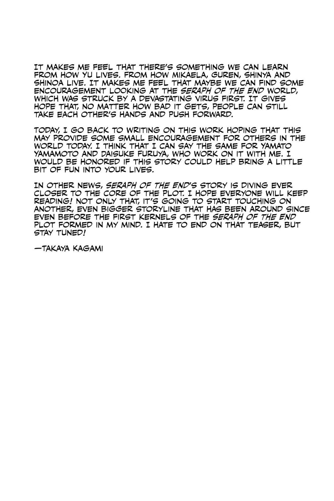 Read Seraph of the End Vampire Reign Manga Online