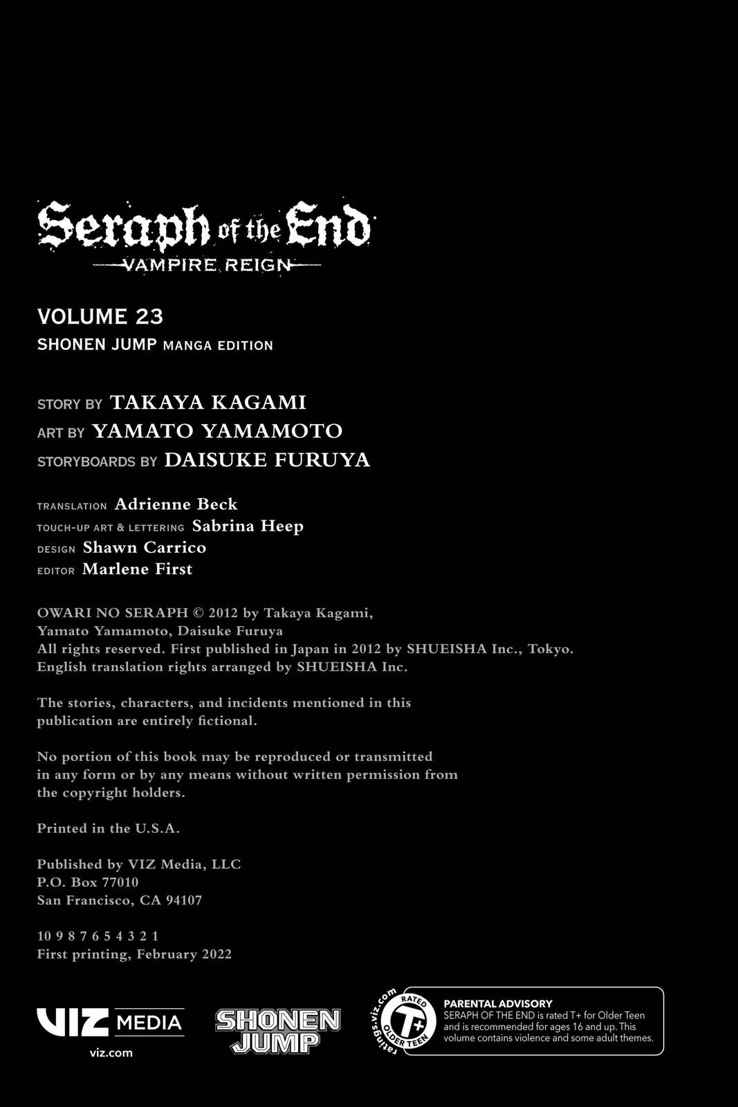 Read Seraph of the End Vampire Reign Manga Online