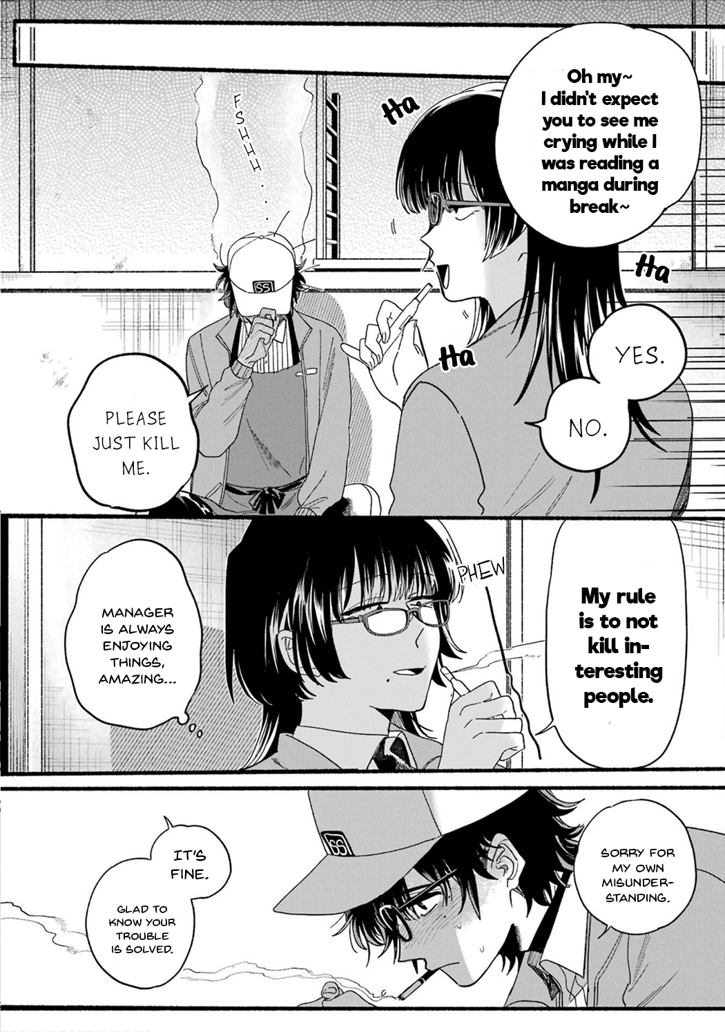 Read Smoking Behind the Supermarket with You Manga Online
