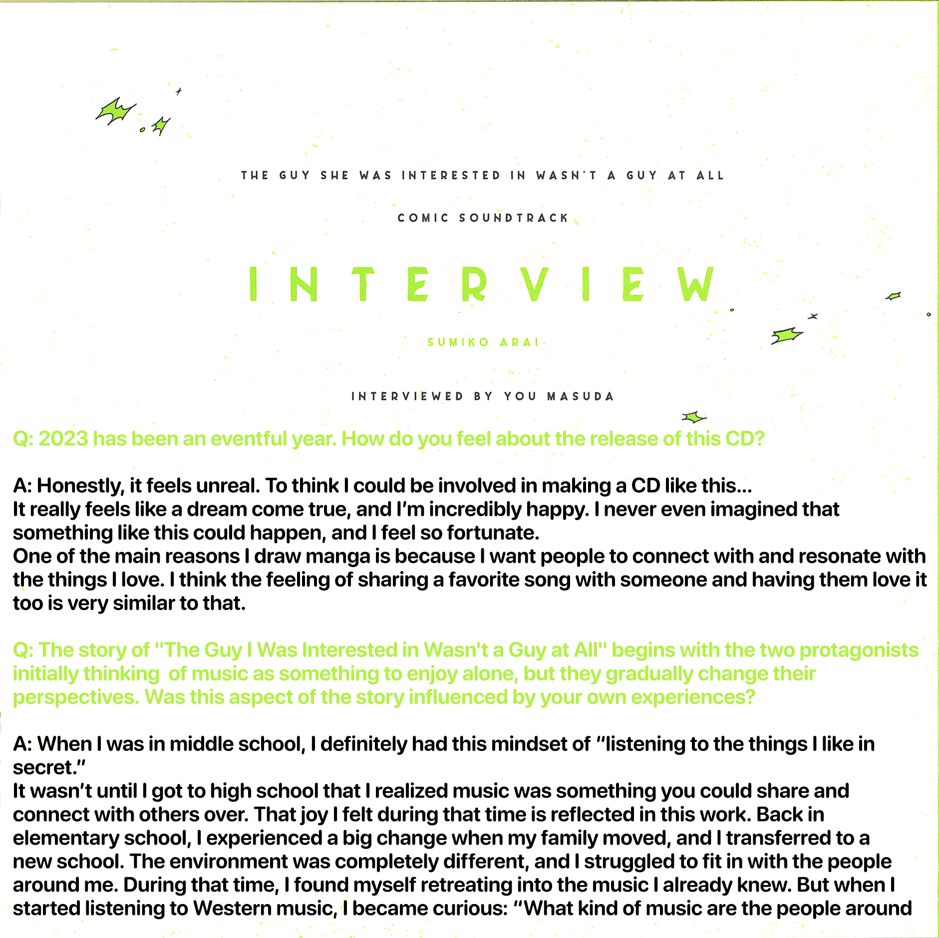 Read The Guy She Was Interested in Wasn't a Guy at All Manga Online