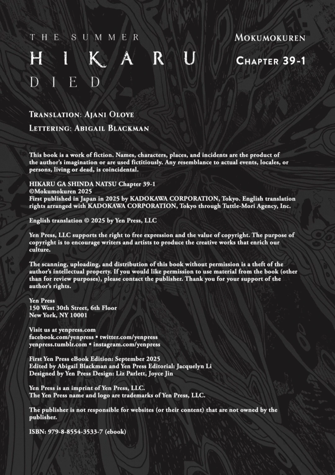 Read The Summer Hikaru Died Manga Online