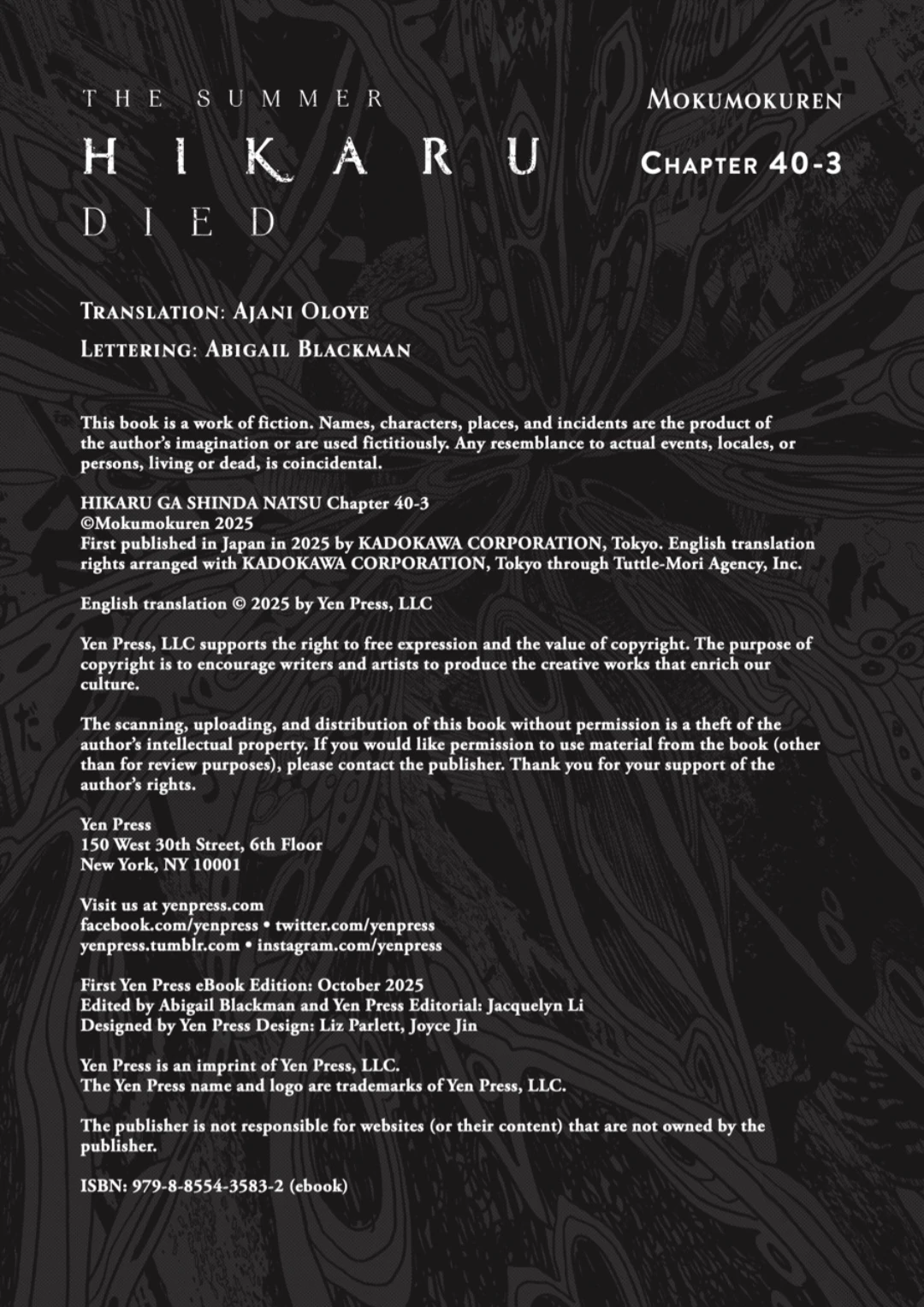 Read The Summer Hikaru Died Manga Online