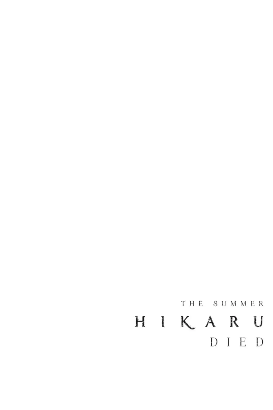 Read The Summer Hikaru Died Manga Online