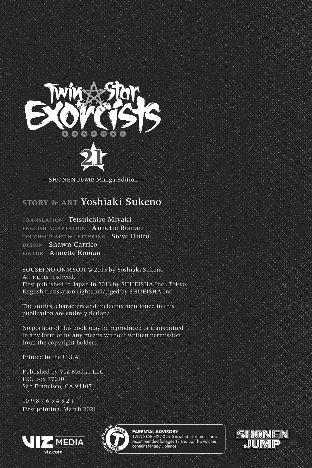 Read Twin Star Exorcists Manga Online