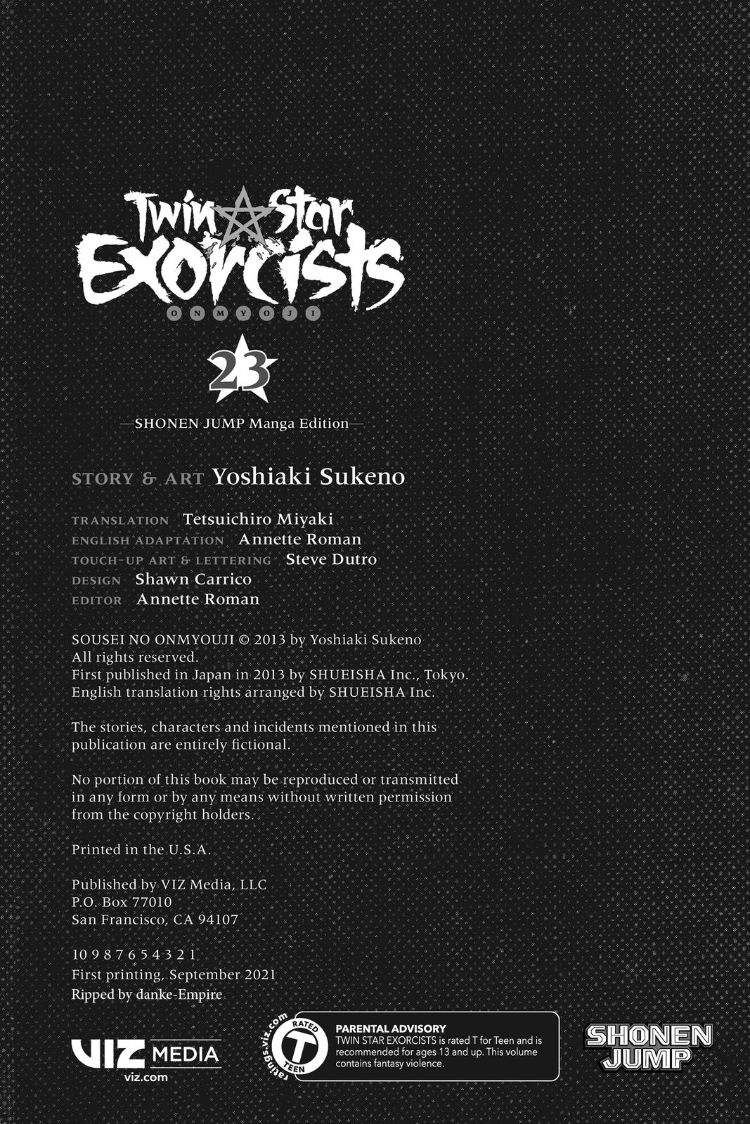 Read Twin Star Exorcists Manga Online