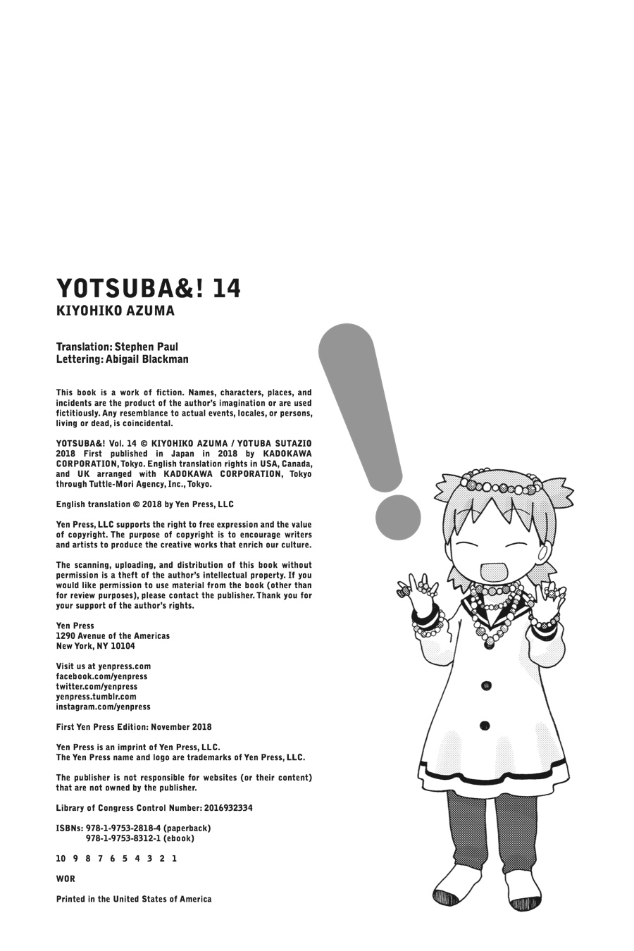 Read Yotsuba Manga Online