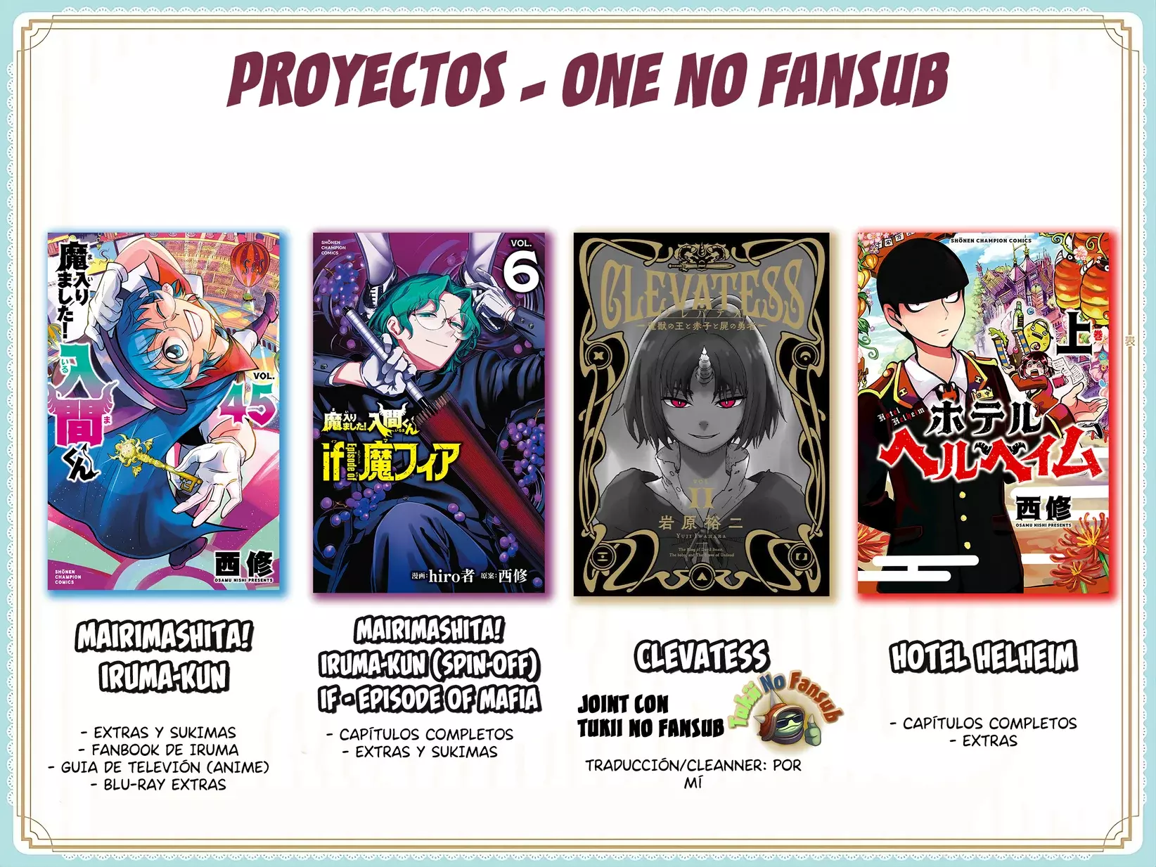 Read Iruma-kun if mafia ES Manga Online