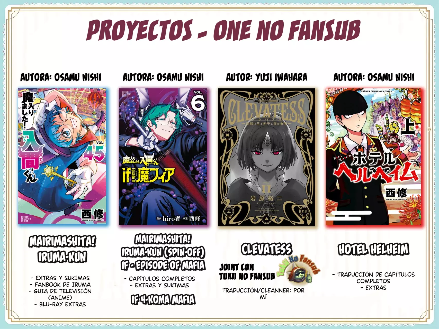 Read Iruma-kun if mafia ES Manga Online