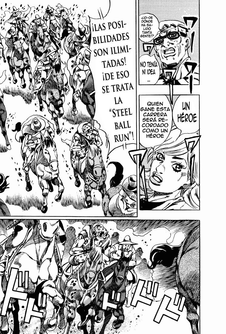 Read JoJo's Bizarre Adventure Parte 7 Steel Ball Run ES Manga Online