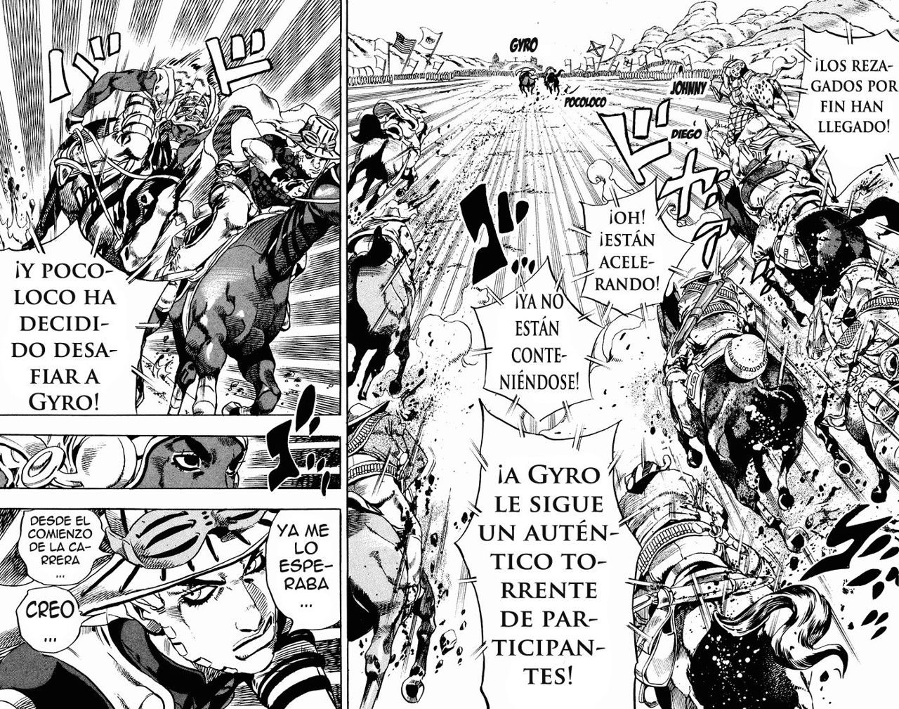 Read JoJo's Bizarre Adventure Parte 7 Steel Ball Run ES Manga Online