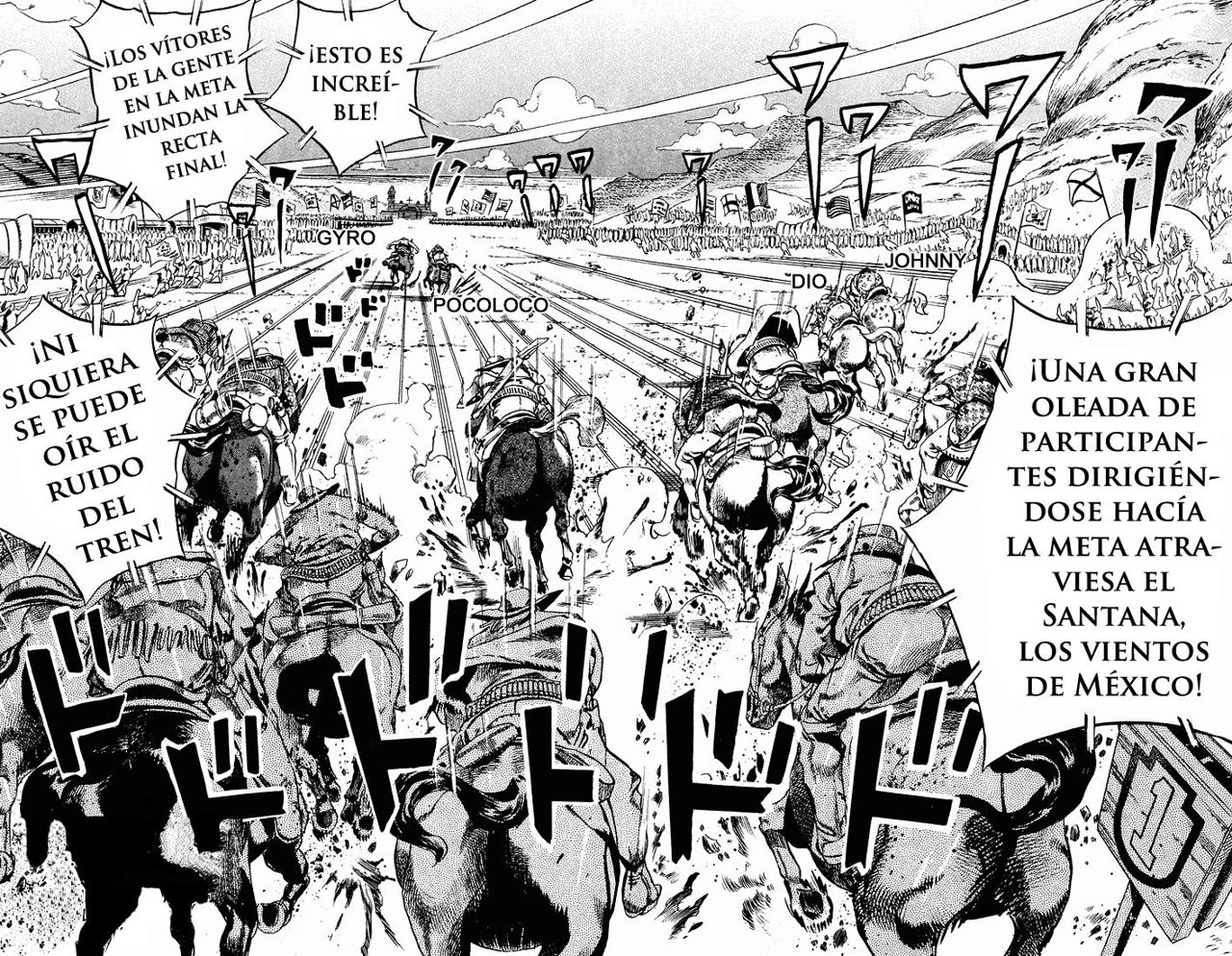 Read JoJo's Bizarre Adventure Parte 7 Steel Ball Run ES Manga Online