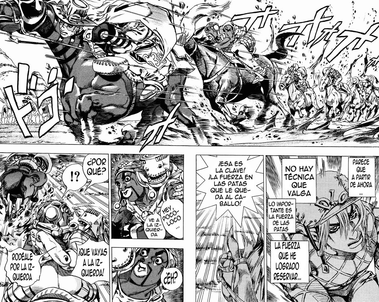 Read JoJo's Bizarre Adventure Parte 7 Steel Ball Run ES Manga Online