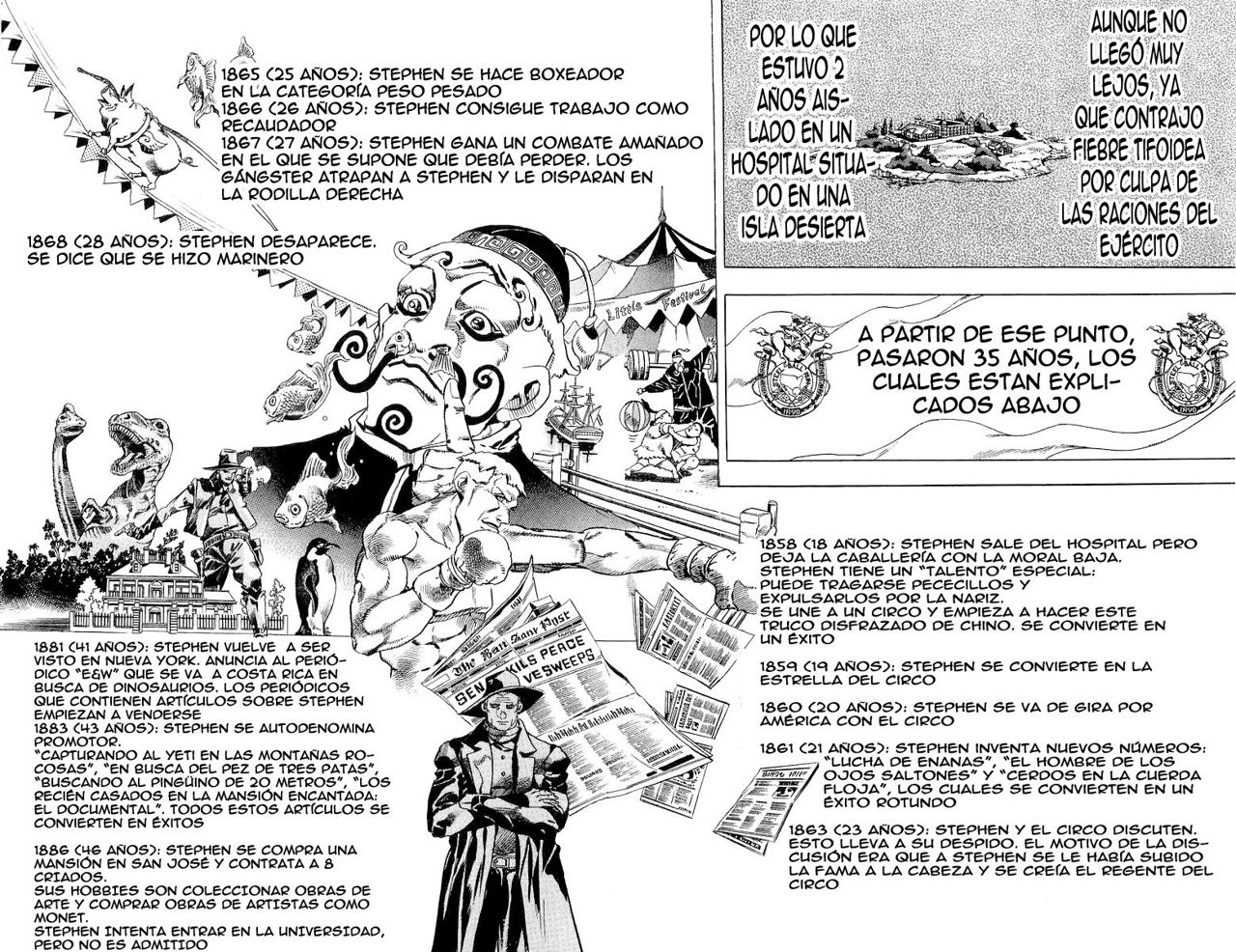 Read JoJo's Bizarre Adventure Parte 7 Steel Ball Run ES Manga Online