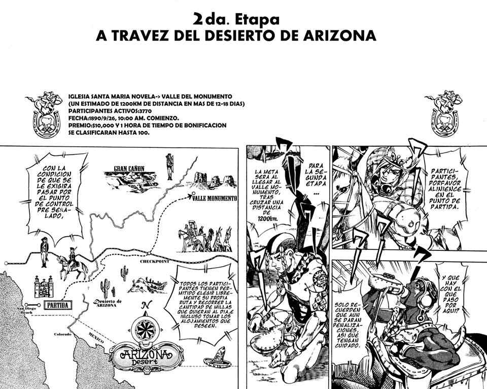 Read JoJo's Bizarre Adventure Parte 7 Steel Ball Run ES Manga Online