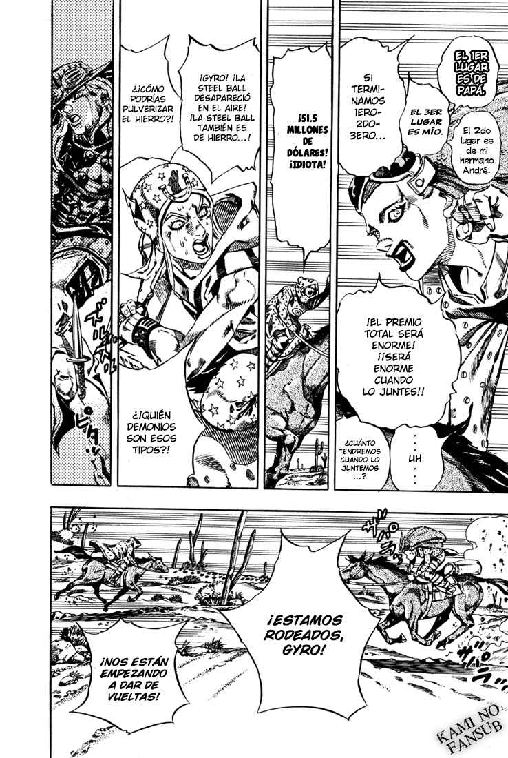 Read JoJo's Bizarre Adventure Parte 7 Steel Ball Run ES Manga Online